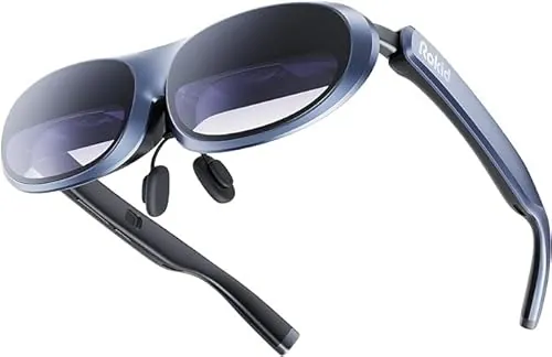 Gafas AR Rokid Max con Teatro Virtual Micro-OLED de 160'', 50° FOV y 600nits de Luminancia, Compatibilidad HDCP, compatible con Android, Steam Deck/PC/Móvil