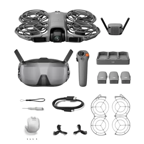 DJI Neo 2 Motion Fly More Combo | Dron 4K + RC Motion 3 + Gafas N3 | Experiencia FPV Inmersiva | 3 Baterías | Despegue en Mano