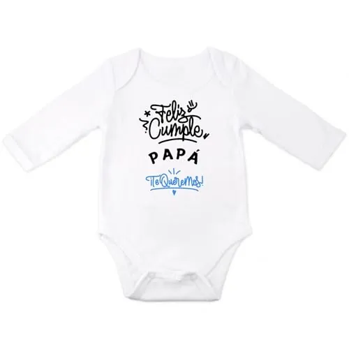 ParaManolita Body Bebe Feliz Cumpleaños Familiar Personalizado