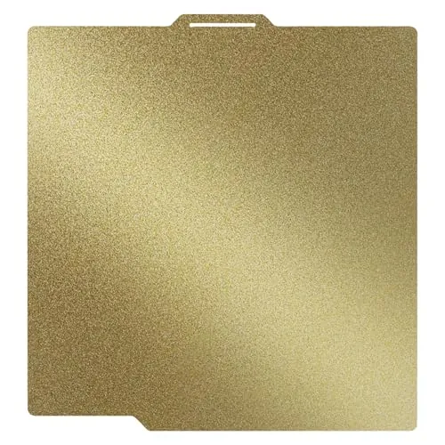 TIOPY Double Sided PEI Bambu Lab Build Plate 257x257mm, 3D impresión doble cara acero para muelles para Bambu Lab X2D X1 X1C X1E P1P P1S P2S A1,Sin Base Magnética