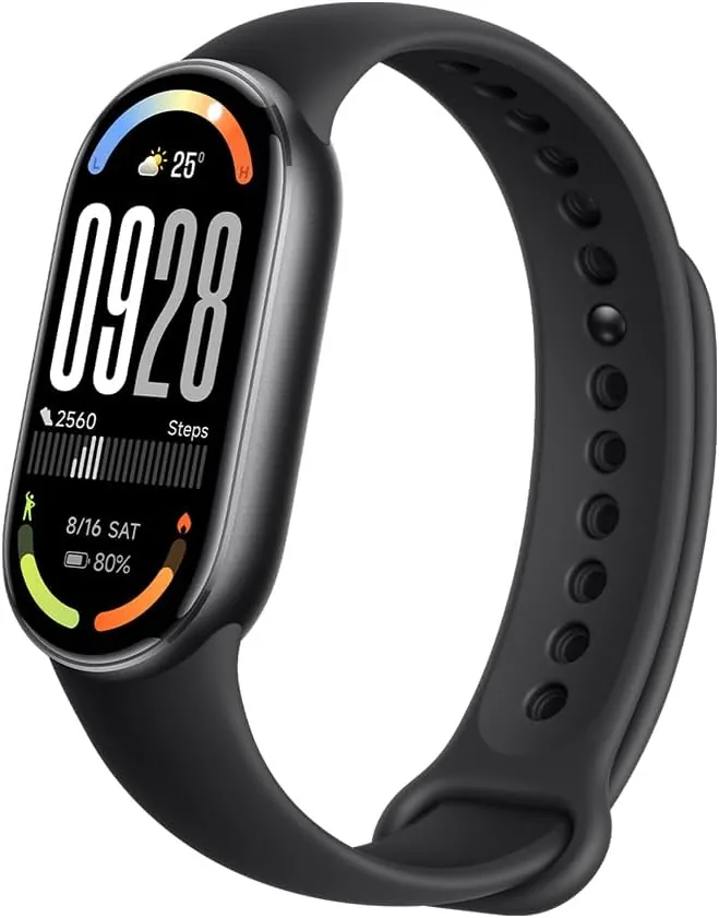 Xiaomi Smartband 10, Pantalla AMOLED de 1,72”, Carga rápida, 150+ Modos Deportivos, Monitorización de Salud y sueño, HyperOS 2.0, Impermeable 5ATM, Brújula