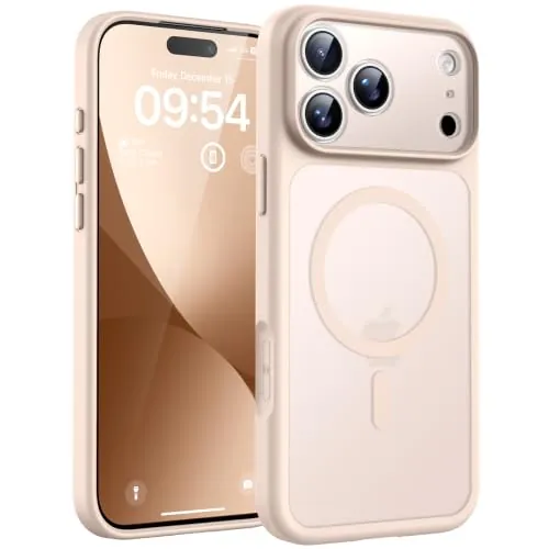 TOCOL Funda para iPhone 18 Pro MAX, Compatible con MagSafe, Desierto