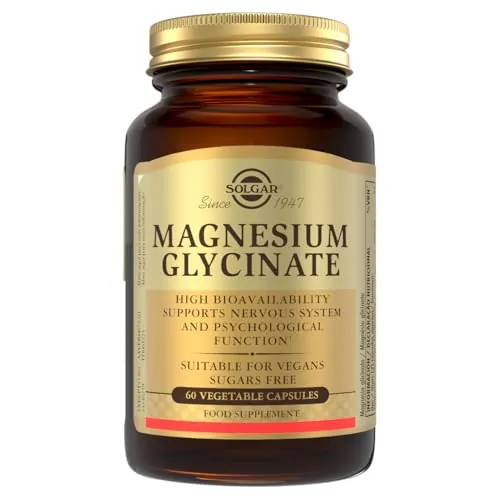 Solgar Magnesio Bisglicinato 240 mg | Alta Absorción | 60 Cápsulas