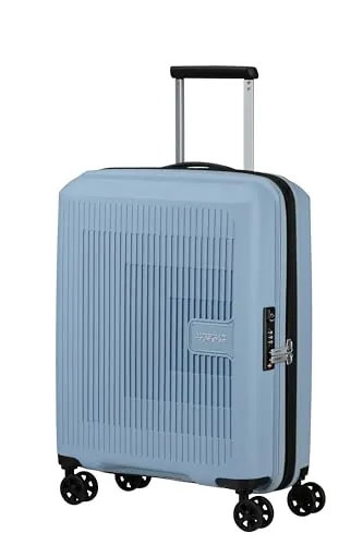 American Tourister Aerostep - Spinner S, Equipaje de Mano Ampliable, 55 cm, 36/40 L, Gris (Gris Soho)