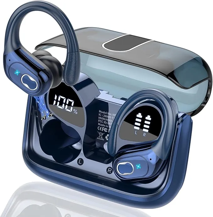 AI Auriculares Traductor en Tiempo Real(2026), 164 Idiomas y 6 Modos de Traducción, 3 in 1 AI Auriculares Traductor, Bluetooth 5.4 con ENC y App con para Viajes/Negocios/Aprendizaje/Reunirse, Azul