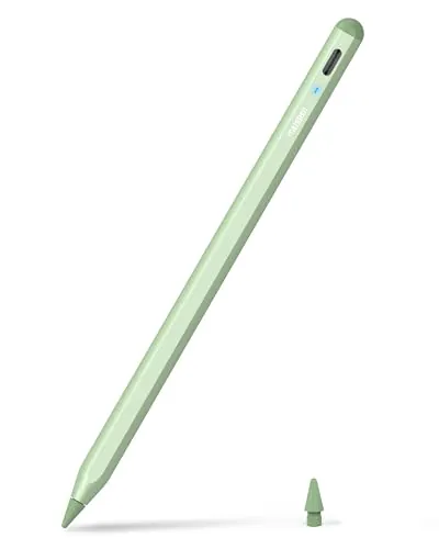 Metapen A8 Verde Lapiz para iPad 2018+,Rechazo Palma,Atracción Magnética