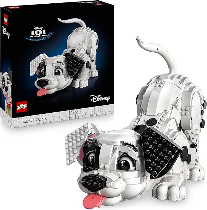 LEGO | Disney Cachorro de 101 Dálmatas - Maqueta para Construir para Adultos de Figura Articulada de Perro Interactivo - Se Transforma en 6 Perros Diferentes - Regalo para Mujeres y Hombres Fans 43269