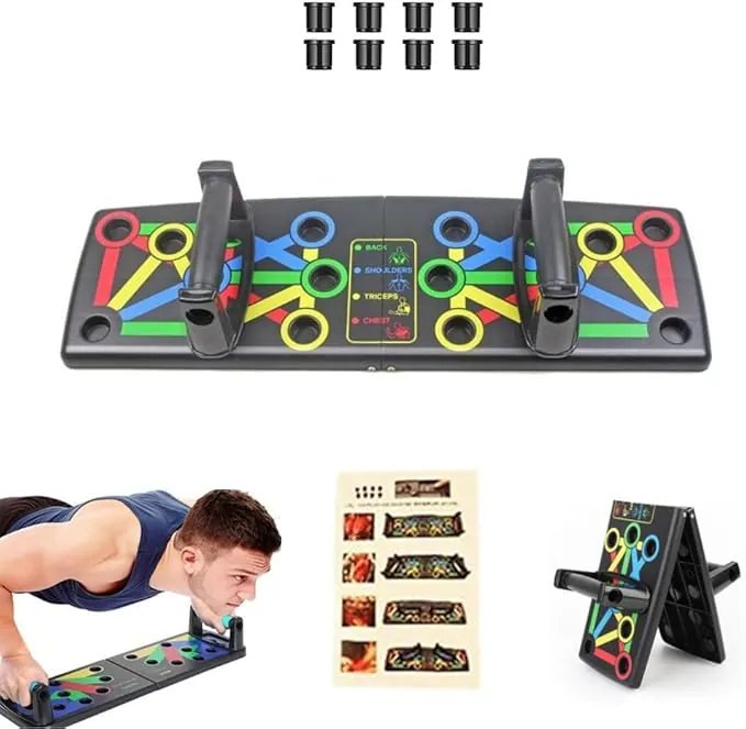 Barras Paralelas para Flexiones. Soporte Paralelo Antideslizante, Agarre para Dominadas Push Up Fitness, Yoga, CrossFit, Uso Interior y Exterior.