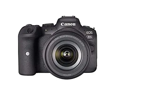Canon EOS R6 Cámara Mirrorless + Objetivo RF 24-105 mm F4-7.1 IS STM, Cámara Evil Full Frame (20,1 MP) -6.5 EV, Vídeo 4K 60p, Dual Pixel CMOS AF II, Pantalla Táctil de Ángulo Variable, Negro