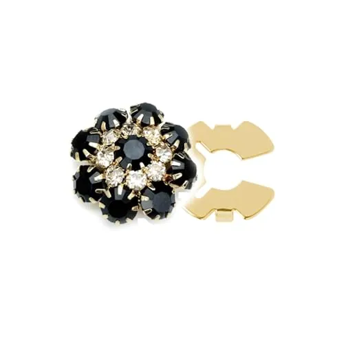 KHZen Botón Cubre Botones Diamantes Diario Desmontables Clip Button Clips Botones Decorativos Cubiertas Botón para Hombres Mujeres