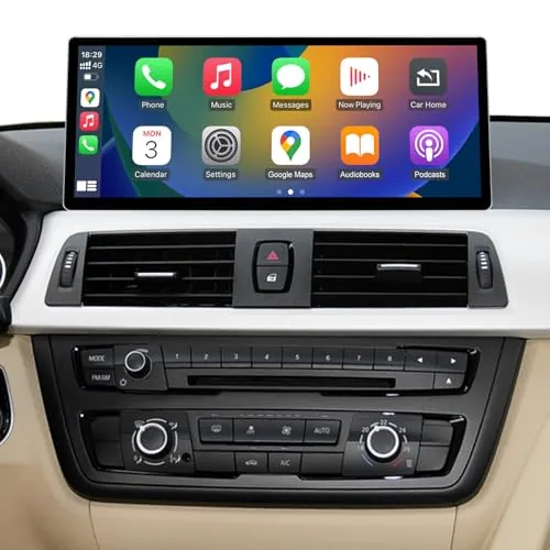 Road Top 12,3" Radio Coche CarPlay para BMW Serie 3/4 con NBT 2012-2016