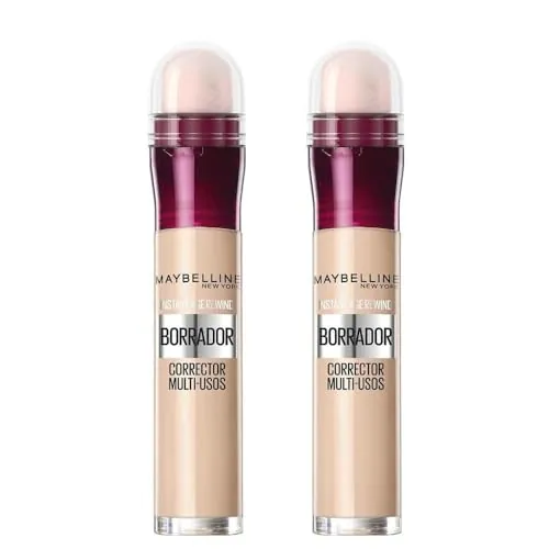 Maybelline New York Instant Anti-Age Corrector de Ojeras, 2x 01Light