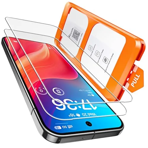 TOCOL Protector Pantalla para Google Pixel 10 Pro XL, Instalación Fácil