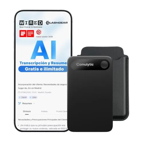 Comulytic Note Pro Grabadora de Voz IA Transcripción y Resúmenes Ilimitados
