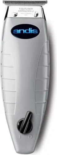 Andis Afeitadora con cable o inalámbrica de iones de litio TS-1 Pro-Foil on cuchillas de titanio supersuaves Para un afeitado apurado y suave Máquina de afeitar de doble voltaje con cargador,gris