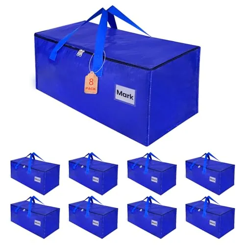 ZFWDSY Bolsas de mudanza 8 Piezas,Bolsas de Almacenamiento cajas mudanza