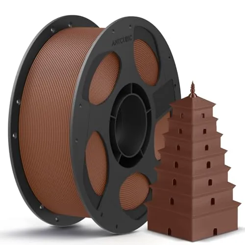 ANYCUBIC PLA Filamento 1,75 PLA Bronce, 1KG PLA Filamento para Impresora 3D