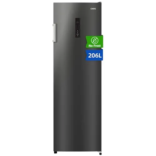 CHiQ Congelador Vertical 206L con No Frost & Inverter Negro (CSD206NEID)