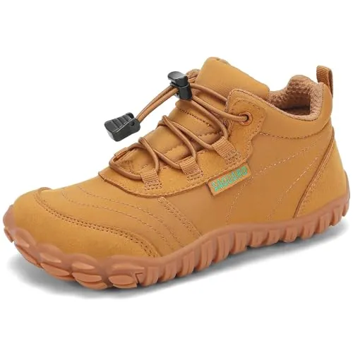 SAGUARO Zapatillas Descalzas Niños Ligeras Transpirable Zapatos de Trekking Barefoot Minimalistas Sneakers Gr.25