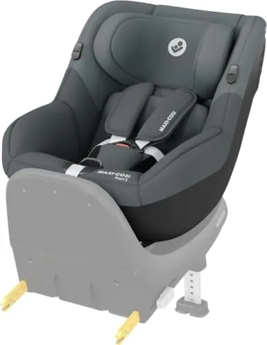 Maxi-Cosi Pearl S i-Size, Silla Coche Bebé, 61–105 cm, Tonal Graphite | Silla Coche Niño, 3 Meses–4 Años, 5 Posiciones de Reclinación, Arnés Easy-in, Protección contra Impactos Laterales G-CELL