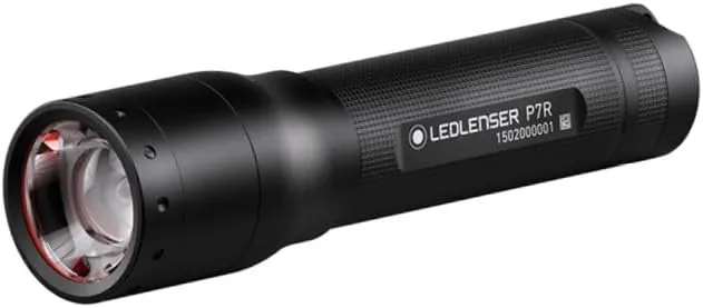 Ledlenser P7 recargable | 2017 Gen 1 | linterna | enfocable | con batería | 1000 lúmenes | 210 metros de alcance | 40 horas de duración de la luz | negro