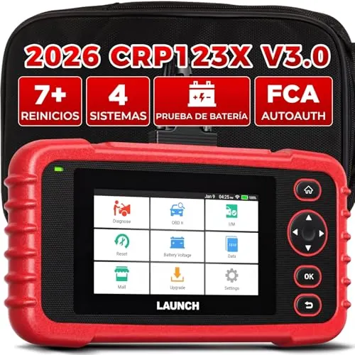 Launch CRP123X V3.0 Escáner OBD2 Diagnóstico Multimarca 4S