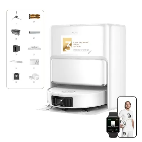 MOVA Z60 Ultra Roller SA, Robot Aspirador, Blanco