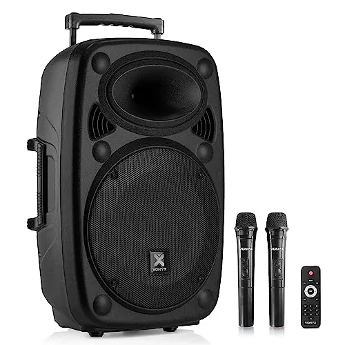 Vonyx Verve46 - Altavoz Activo Bluetooth USB 15" 1000W Color Negro