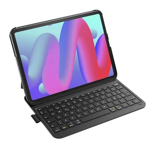 Inateck Funda con Teclado iPad A16/10ª Gen, Ultraligera 427g