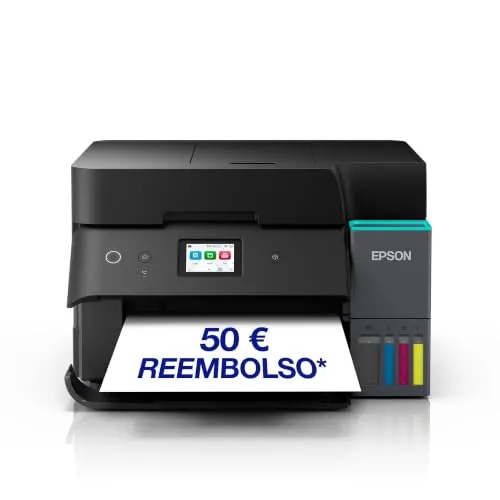 Epson EcoTank ET-4955 Ahorra hasta un 95% en costes de Tinta* con una Impresora con depósito de Tinta EcoTank
