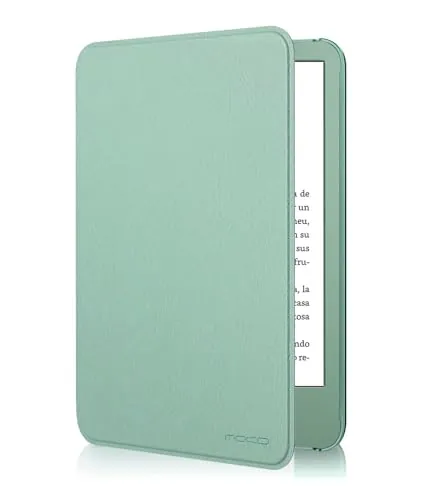 MoKo Funda para 6" Amazon Kindle Basic 11ª Gen 2024/2022, Verde Matcha